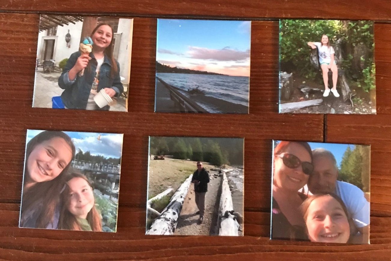 Custom 2.5"x2.5" photo magnets